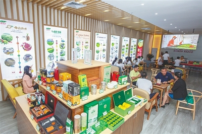海南省首家直营母山咖啡馆开业迎客